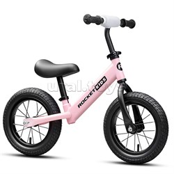 Беговел 12" Rocket R0043NEW-PK, колеса надувные, цвет розовый UT-R0043NEW-PK