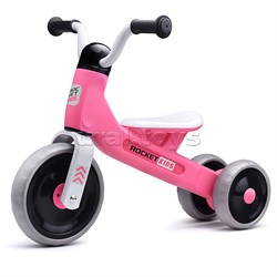 Беговел трехколесный Rocket 133-PK, колеса EVA, цвет розовый UT-RO133-PK