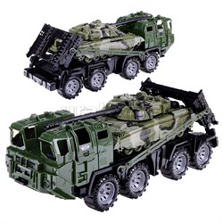 Военный тягач "Щит" с танком (камуфляж) UT-258/1