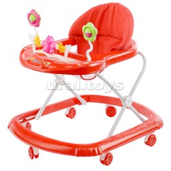 Ходунки "Бабочка с цветочками" (красный) в пакете UT-902-B-5