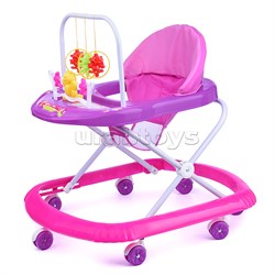 Ходунки "Мишутка" (розовый-сиреневый) в пакете UT-902-D-4