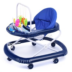 Ходунки "Бабочка" с подвесными погремушками (синий) в пакете UT-902-D-5