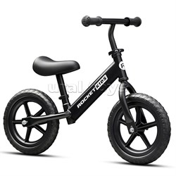 Беговел 12" Rocket R0044NEW-BK, колеса EVA, цвет черный UT-R0044NEW-BK