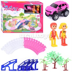 Автотрек гибкий "Rail car" (130 дет.) в коробке UT-A1-5