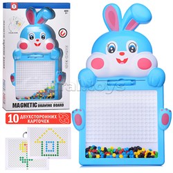Доска для рисования "Зайчишка" в коробке (синий) UT-HD117A