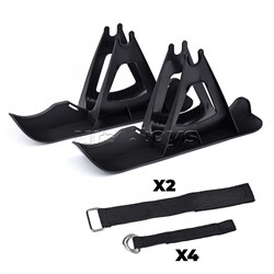 Лыжи для беговела на 12" колеса, цвет черный UT-55-0001