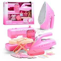 Бытовая техника " Швейная машинка с гладильной доской и утюгом" в кробке UT-HJ649