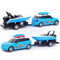 Автомобиль "Круиз" с катером на прицепе (в лотке) UT-92496