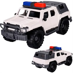 Автомобиль Джип Альфа Полиция с тентом, белый И-8928 И-8928