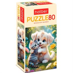 Пазл 80 эл. Нежные объятия 80ПЗ5_34759 Hatber. 092035