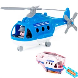 Вертолет полиция Альфа в сетке.72405 П-Е 72405