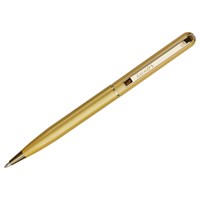 Ручка шариковая Luxor "Ellan" синяя, 1,0мм, корпус серебро/золото, поворотный механизм, футляр 130626322