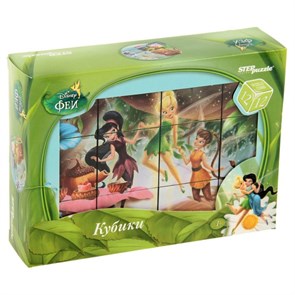 Кубики Step Puzzle "Феи" Disney, 12 штук 87159