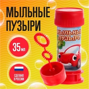 Мыльные пузыри "Веселая машинка" 35 мл 7549415