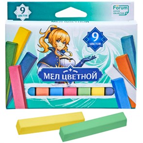 Мел цветной 9 шт. "Аниме" FORUM Office Collection FMC-9 Ani FMC-9 Ani