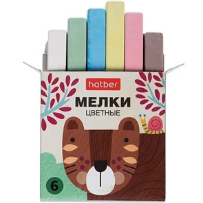 Мел цветной 6шт Нарисуй-ка! ML_082951 Hatber 082951