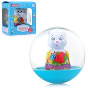 Погремушка неваляшка кошечка 01590