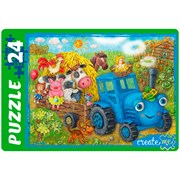 Пазл 24 Макси Веселый трактор №7 УК24-4976 УК24-4976