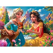 Пазл 35 Макси Принцессы с олененком УК35-1974 УК35-1974