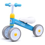 Беговел трехколесный Rocket 134-BL, колеса EVA, цвет синий RO134-BL