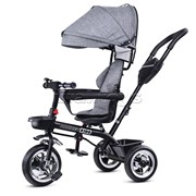 Велосипед 3-х колесный, серый 6166FP-3