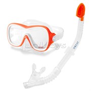 Набор для плавания WAVE RIDER, маска, трубка, от 8 лет, 55647 INTEX UT-55647