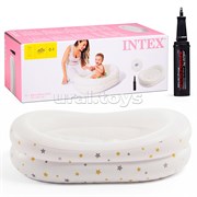 Детская ванночка «Звездочка», 89 см x 66 см x 25 см, ручн.насос, 48523NP INTEX UT-48523NP