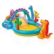 Игровой центр «Динозавр», с распылителем, 302 х 229 х 112 см, от 2 лет, 57135NP INTEX UT-57135NP