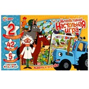 Синий трактор. Азбука и счёт. ИнтерАктивная настольная игра. 4680107941657