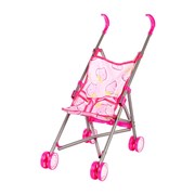 Коляска-трость для кукол, летняя, прогулочная, цвет розовый Y968-13