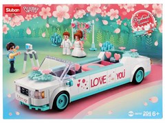 Конструктор Розовая мечта 38-0767 Свадьба 204 дет. в коробке 38-0767