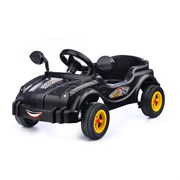 Машина-каталка педальная Cool Riders, с клаксоном, черн. UT-2887_Black