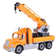 Майк, автомобиль-кран с поворотной платформой (в сеточке) UT-55613