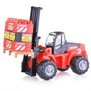 MAMMOET, автокар + конструктор (15 элементов) (в сеточке) UT-62734