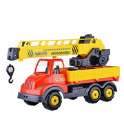 Муромец, автомобиль-кран с поворотной платформой (в сеточке) UT-56535