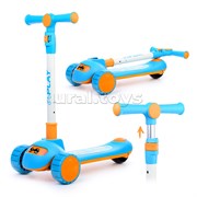 Самокат 3-х кол., синий, PU, ABEC 7, в коробке UT-U038230Y