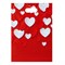 Пакет п/э "Сердечки" с вырубной усиленной ручкой 31*40 см, 60 мкм 4668427