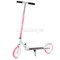 Самокат 2-х колесный ROCKET,колеса PU/ 200 мм,ABEC 7, белый-розовый R0066.PK