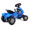 Каталка-трактор с педалями "Turbo-2" (синяя) 84644