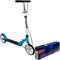 Самокат двухколесный голубой колеса 200 мм 141V-1128, макс. нагр. 100 кг, высота руля 75,5-98 см, на рост 145-195 см 141V-1128