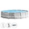 Бассейн каркасный Prism Frame, 457 х 107 см, фильтр-насос, лестница, тент, подстилка, 26724NP INTEX UT-26724NP