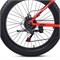 Велосипед 26" Rocket Fat 26, цвет красный, размер 18" UT-26AD.FAT.18RD.25