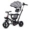 Велосипед 3-х колесный, резиновые покрышки, серый UT-208-2