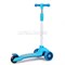 Самокат 3-х кол., синий, светящиеся колёса, PU, ABEC 7, в коробке UT-U038245Y