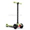 Самокат 3-х колесный ROCKET,колеса PU со светом, светящаяся стойка, ABEC 7, зеленый UT-R0197