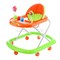 Ходунки "Шарики с цветочками" с погремушками и шарами (зеленый-оранжевый) в пакете UT-902-C-3