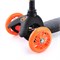 Самокат трёхколёсный ROCKET колёса световые PU, цвет оранжево-черный UT-R0090